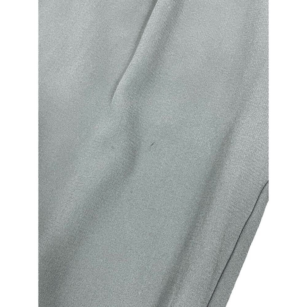 Eileen Fisher 100% Silk Pants Gray Large Lightweight Laganlook Beach Resort - Picture 7 of 16
